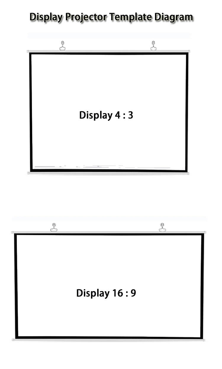 Thinyou 72 дюймов 16:9 HD ручной подтягивающий настенный портативный проектор экран pantalla proyector ecran videoprojecteur проекционный экран