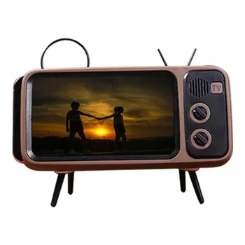 

Portable Wireless Bluetooth Speakers Pth800 Retro Tv Mobile Phone Bracket Card Wireless Speaker Outdoor Wireless Audio