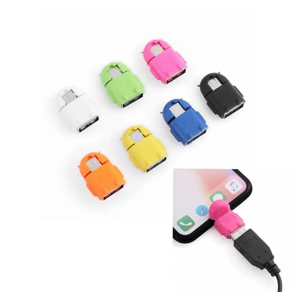 Микро USB к 2 0 Мини робот OTG адаптер конвертер для телефона Android планшета мыши флэш