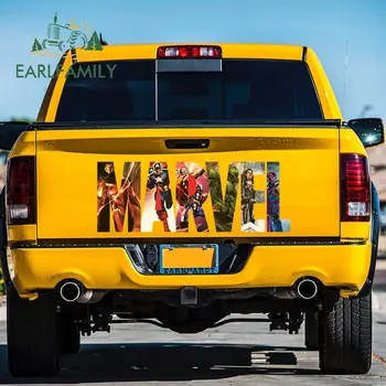 

EARLFAMILY 43cm x 17.2cm MARVEL Cool Text Car Stickers and Decals Vinyl Waterproof Auto Car Door Protector Big Decoration