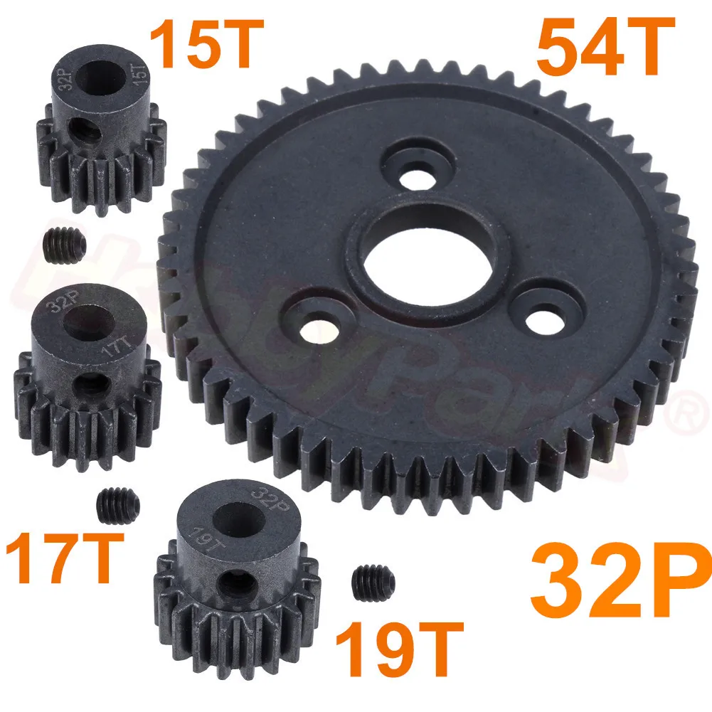 32P Steel Metal Spur Gear 54 T/15 T 17T 