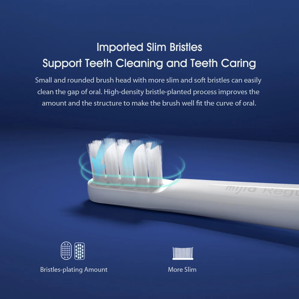 Toothbrush Head Replacement 3/Pcs For Mijia T100 Sonic Electric Toothbrush Waterproof Gum Health electric toothbrush