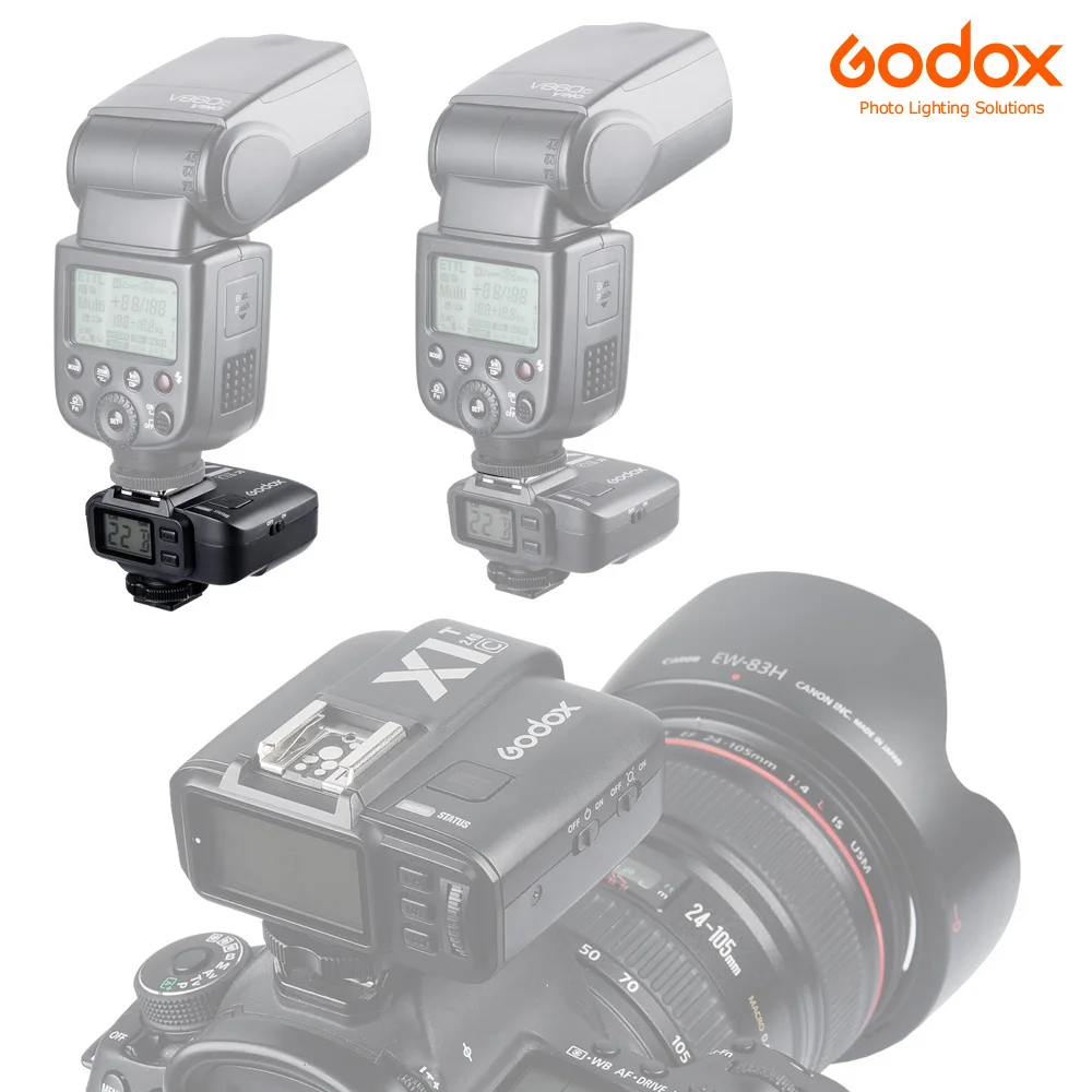 Godox X1R-C/X1R-N/X1R-S ttl 2,4G беспроводной приемник вспышки для X1T-C/N/S Xpro-C/N/S триггер Canon/Nikon/sony DSLR Speedlite