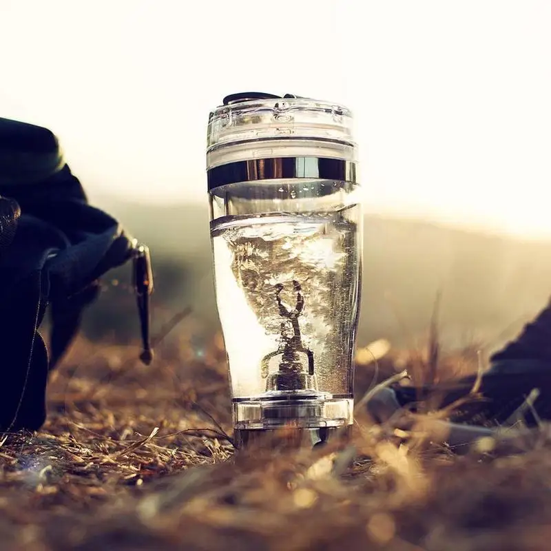 Блендер USB зарядка 16 oz/450 ml протеин встряхните бутылку электрический портативный чаша для смешивания женский высокий крутящий момент tornado шейкер для мужчин