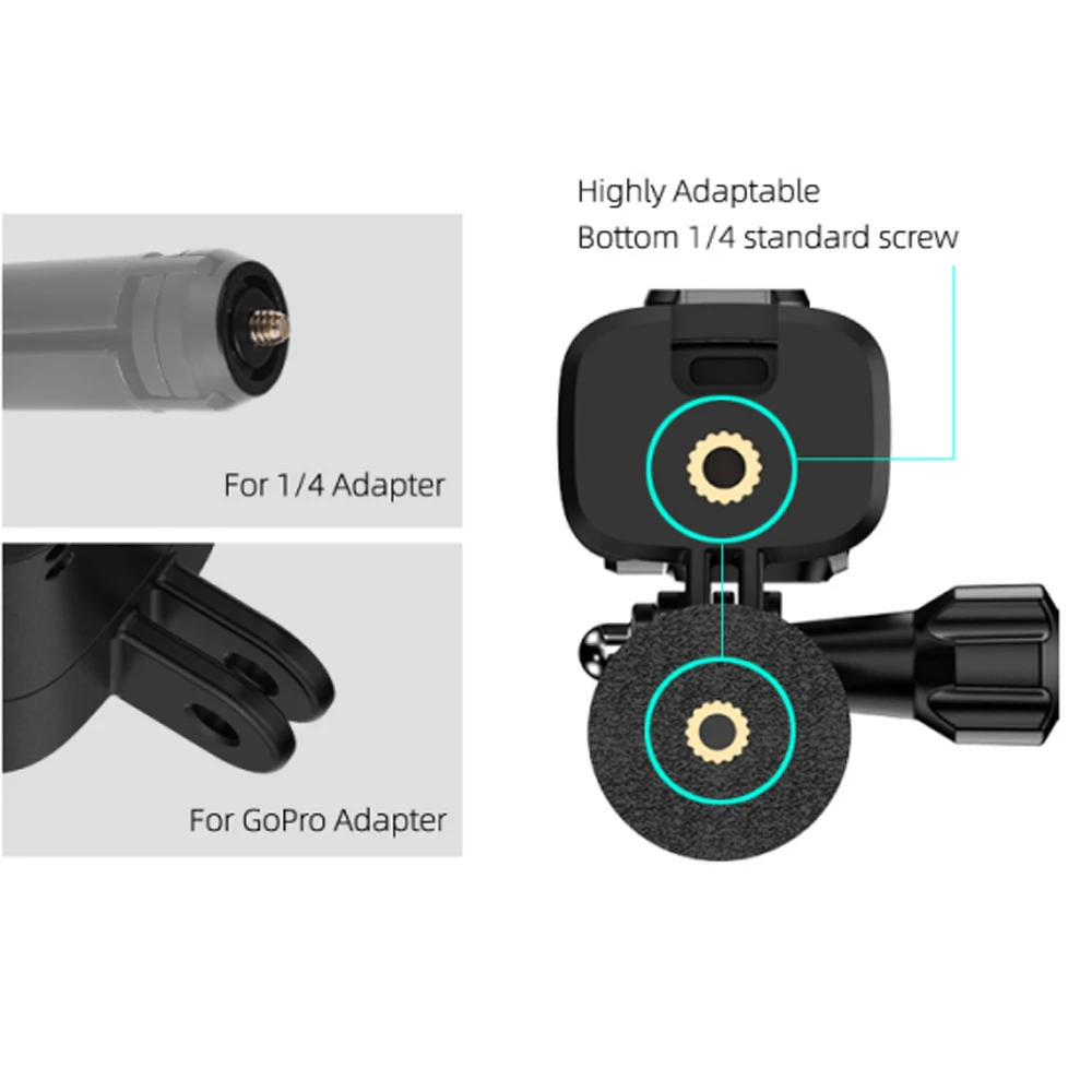 Держатель кронштейна с винтом 1/4 для камеры FIMI Gimbal Gopro адаптер основания экшн