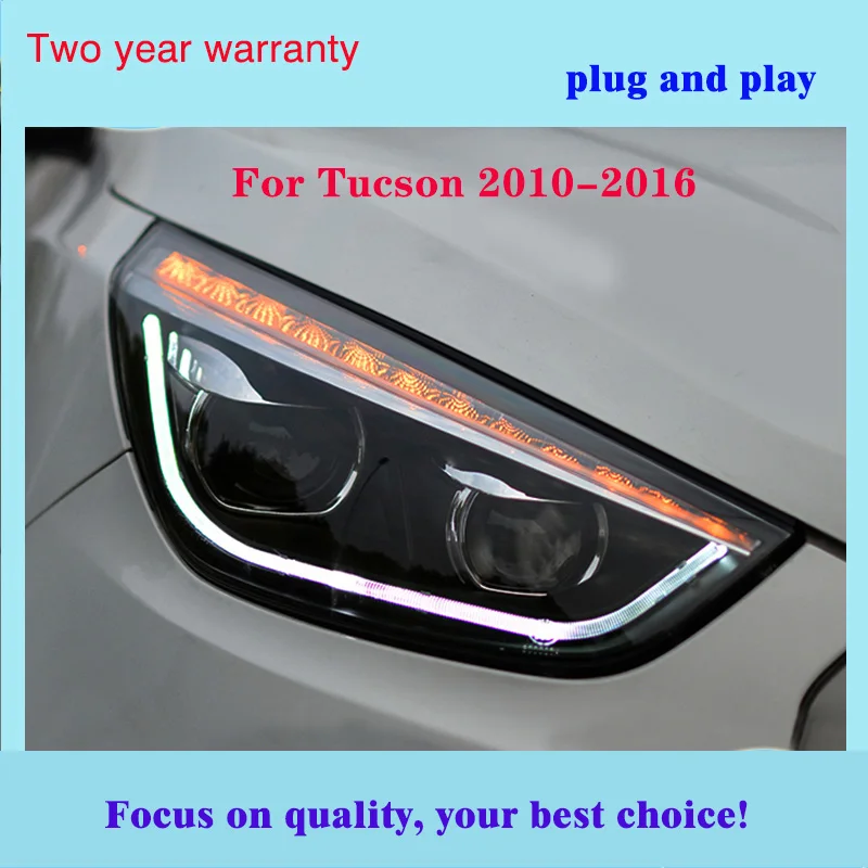 Автомобильный Стайлинг головная лампа для hyundai IX35 фары 2010 2016 новинка Tucson