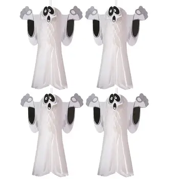 

4Pcs Hanging Pendant Lightweight Realistic Portable Party Ornament Hanging Ghost Ghost Pendant for Haunted House Halloween