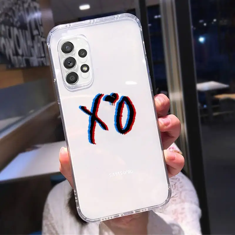 kawaii samsung cases The Weeknd XO Ốp Lưng Điện Thoại Samsung Một 51 50 52 12 21S 31 40 70 71 Note S 20 10 21 Ultra Plus Fe Rõ Ràng Coque Vỏ kawaii phone case samsung Cases For Samsung