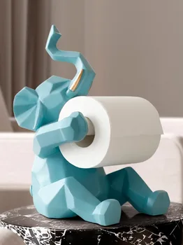 

Creative Living Room Coffee Table Deer Roll Paper Holder Decoration Tabletop Tissue Box Home Nordic Kitchen Napkin Holder