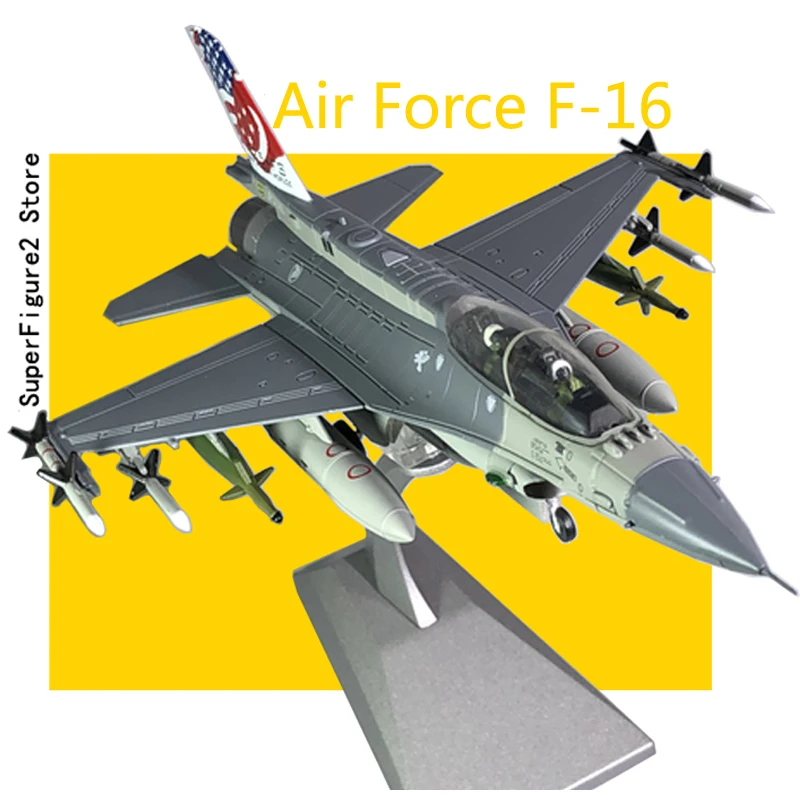 Amer Com Singapore Air Force F-16 Fighting Falcon D Block-52 1/72 Diecast Model 
