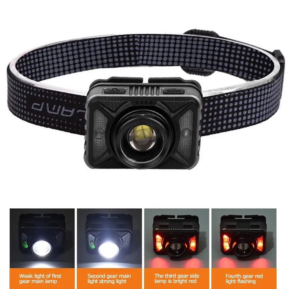 

Mini P50 LED Headlamp 4 Modes Waterproof Headlight Lanterna COB Camping Flashlight Torch Night For Outdoor Fishing Head G3R3