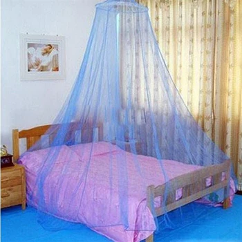 

1Pcs Blue Baby Bed Mosquito Net Baby Crib Netting Portable Foldable Newborn Sleep Bed Travel Bed Netting Play Tent Children