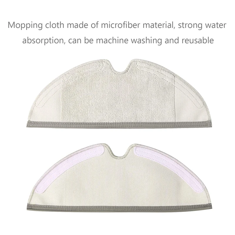 20 шт. фильтр швабры ткани основные щетки для Xiaomi Roborock S6 S5 S50 S55 E25 E35 запасные части пылесос аксессуары