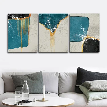 

Abstract Wall Pictures Poster Print Canvas Painting Calligraphy Decorative for Living Room Bedroom Home Decor Frameless