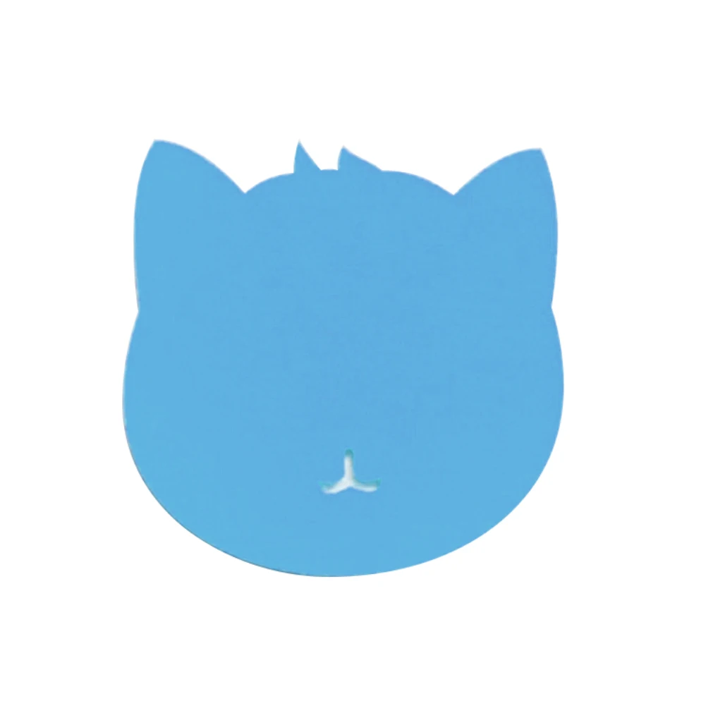 Ремесло войлочная пластина компьютерные принадлежности декоративная мышь коврик кошачья форма стол войлочная шерсть коврик игровой коврик для мыши ноутбук периферийные аксессуары - Цвет: Синий