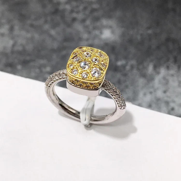 Высокое качество соты стиль кольцо зеленый желтый синий черный цвет кристалл 3 золотого цвета кольца для женщин лучший подарок