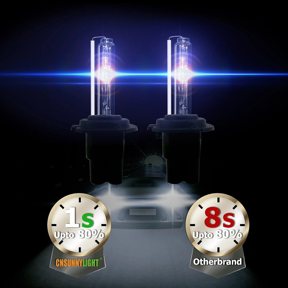 CNSUNNYLIGHT AC 12V 35W CANBUS Xenon HID H7 H1 H11 фары без ошибок 4300K 6000K 8000K H4 9005 9006 880 H3 Противотуманные