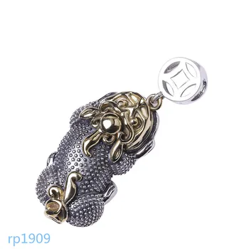 

KJJEAXCMY boutique jewelry S925 sterling silver jewelry accessories Thai silver unisex pendant support detection
