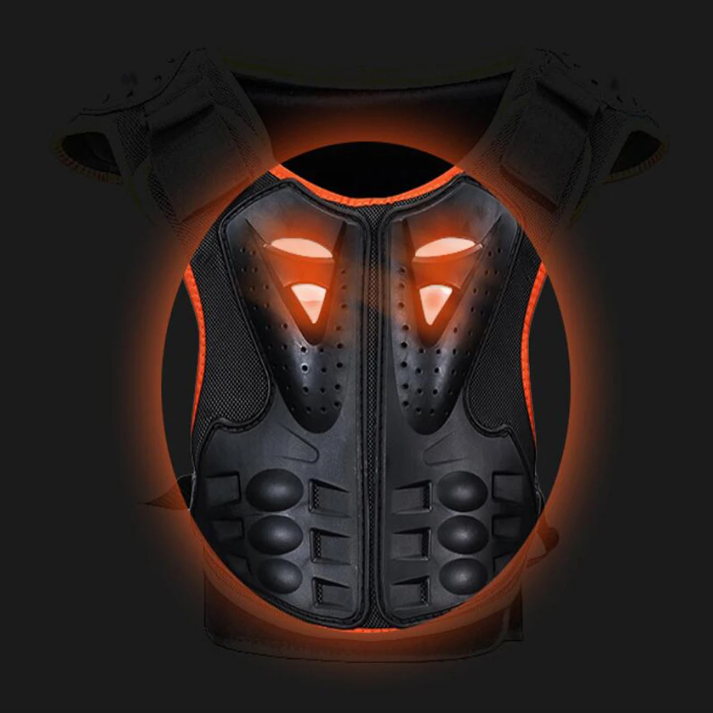 Children Protective Device Full Body Chest Spine Protector Vest Protection for Dirt Bike Motocross Skiing Snowboarding
