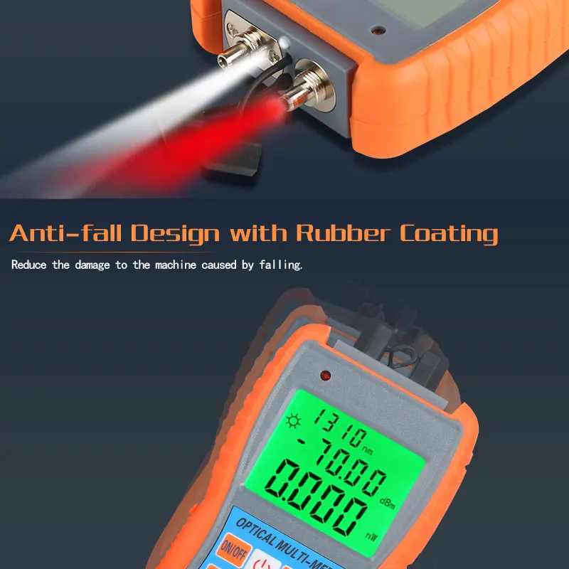 COMPTYCO-minimedidor de potencia óptica AUA-G70B/50B 4 en 1, localizador Visual de fallos en red, probador de prueba de Cable de fibra óptica, 10km, 30km, VFL