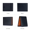 Hot RFID Blocking Carbon Fiber Men's Genuine Leather Wallet With Coin Pocket Slim Purse New Small Money Bag Credit Card Holder 3