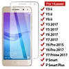 Vidrio Templado HD para Huawei Y5 ii Y6 Pro 2017 Y3 2022 Y7 Prime, vidrio para Huawei P Smart Plus, Y6 ii Y3 ii, 2 unidades ► Foto 1/6