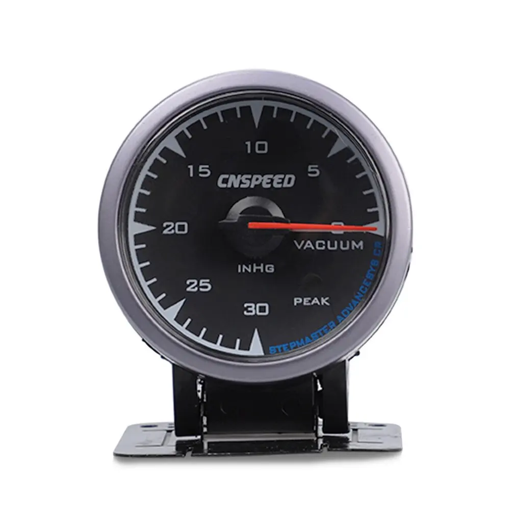 CNSPEED 2," /60 мм, 7 цветов, указатель подсветки, автомобильный вакуумный манометр для гоночной машины, вакуумный измеритель PSI, автомобильный манометр