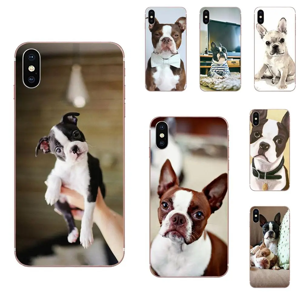 Силиконовый чехол для телефона Boston Terrier Dog In Green Xiaomi Redmi Mi 4 7A 9T K20 CC9 CC9e Note 7 9 Y3 SE Pro Prime