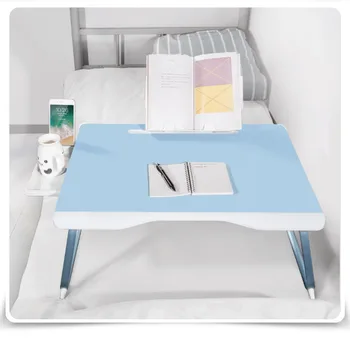 

Bed small table bedroom folding multifunctional computer student mobile desk placed in the dormitory table board notebook lazy t