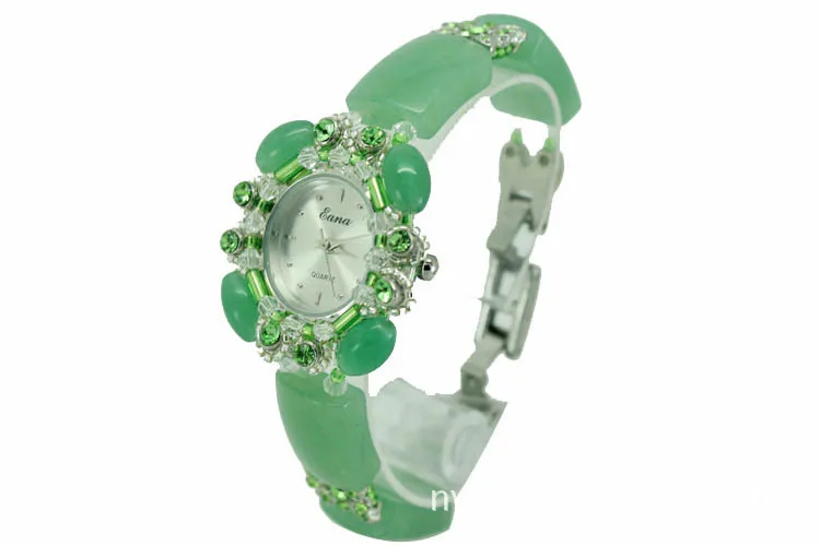

Watch 2018 New Style WOMEN'S Watch Glorious Simple Brand Watch Jade Bracelet Watch