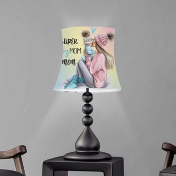 

Simple Style Lamp Shade Super Mama Printed Floor Lamp Washable Shade Light Cover for Dining Room Bedroom Light Cover Removable