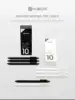 Youpin KACO Gel pluma 0,5mm Color blanco negro tinta de plástico ABS pluma escribir longitud 400MM bien escribir para oficina estudio ► Foto 2/6