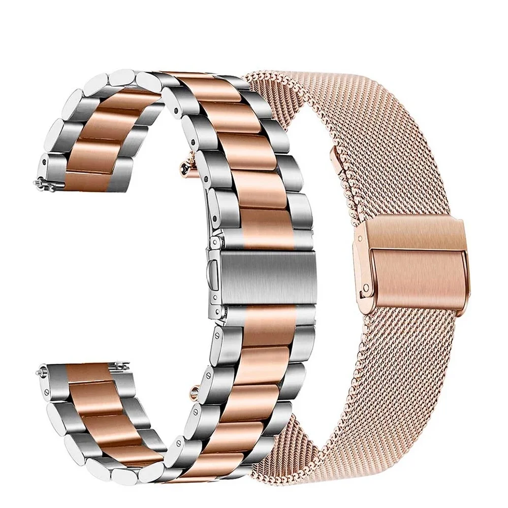 

20mm Milanese Stainless Steel Watchband Bracele for Samsung Galaxy Watch Active 42mm Gear S2 Classic Gear Sport Band Wrist Strap