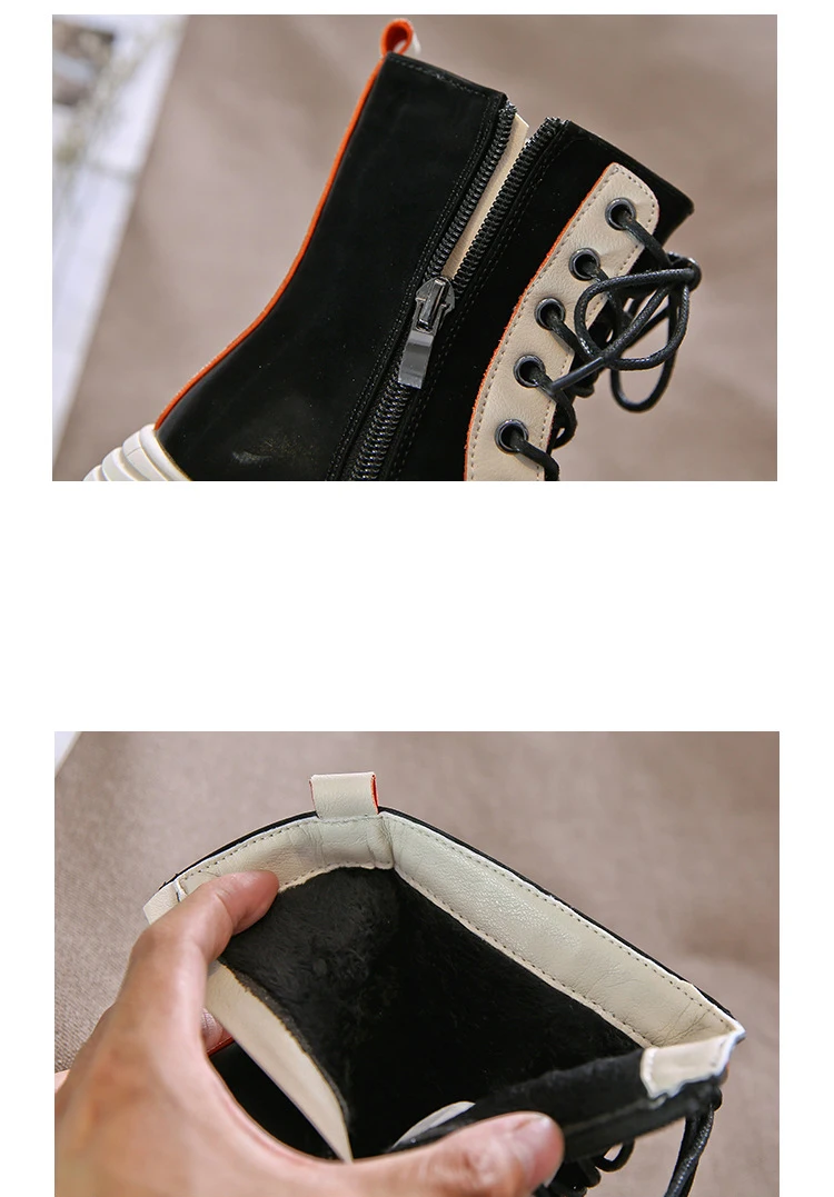 Kids Boots Girls Boots Warm Fur Martin Boots Riding Boots Winter Shoes