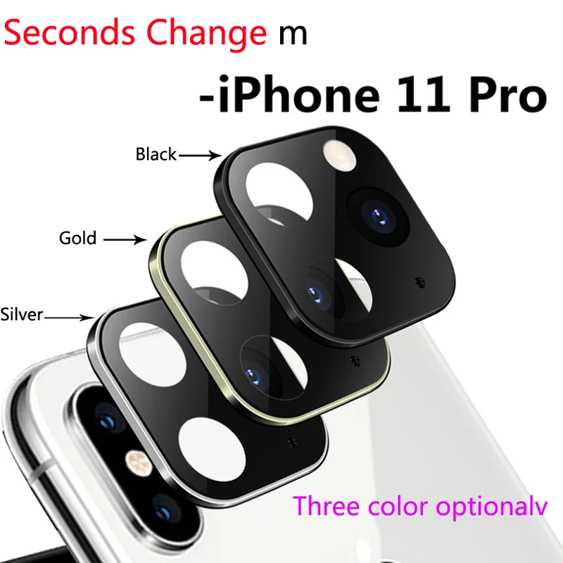 Роскошный чехол для объектива камеры для iPhone 11 Pro, Защитный металлический алюминиевый кольцевой чехол для iPhone X XS MAX, сумка для камеры