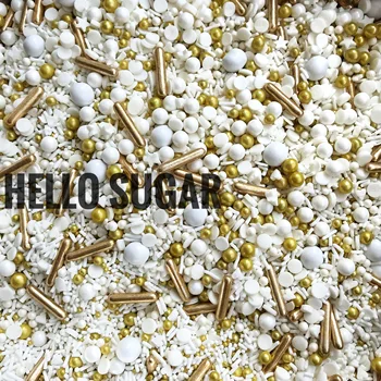 

Happy Birthday Cake Topper Decorative Mixed Sugar Beads Luxurious Shining PlatinumSugar Needle INS Capcake Toppers Sugar Stick