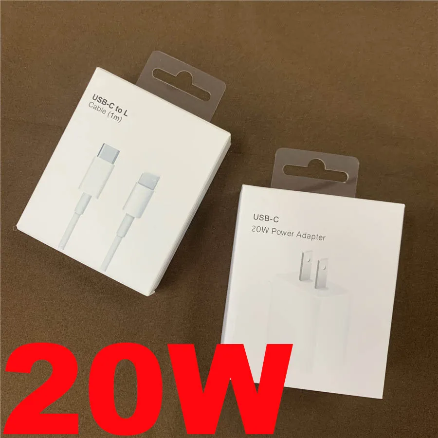 Оригинальное зарядное устройство US EU 20 Вт для iPhone 13 USB C C2L адаптер путешествий PD