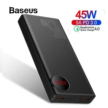 Baseus 20000 мАч Внешний аккумулятор USB PD Быстрая зарядка внешний аккумулятор для iPhone 11 Pro Max Xiaomi Quick Charge 4,0 3,0 внешний аккумулятор Baseus 20000 мАч Внешний аккумулятор USB PD Быстрая зарядка внешний аккумулятор для iPhone 11 Pro Max Xiaomi Quick Charge 4,0 3,0 внешний аккумулятор