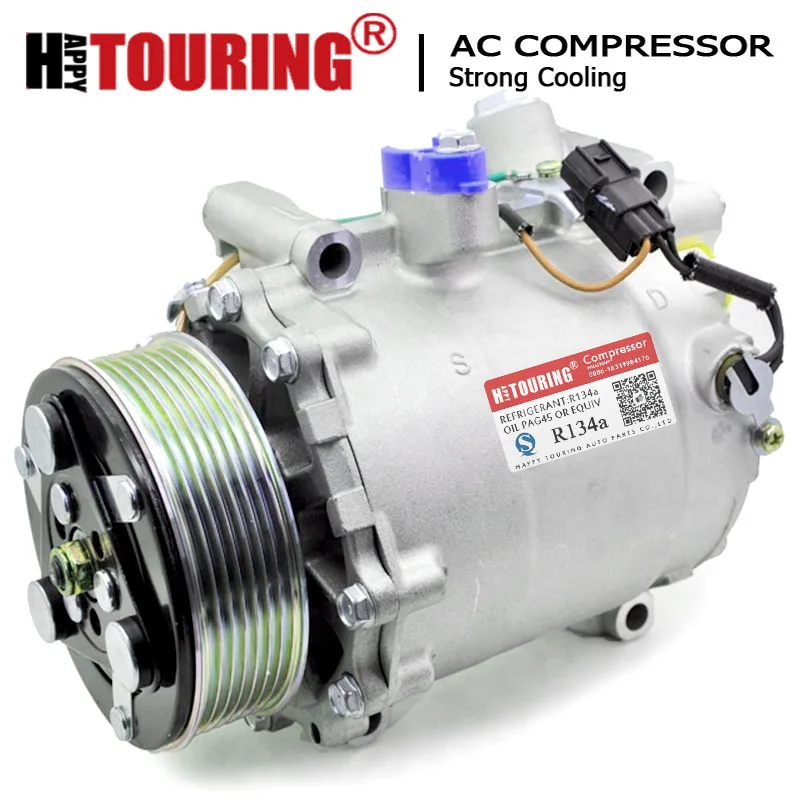 Компрессор переменного тока подходит для Acura ILX 13-18 RDX 07-12 Honda Civic 12-15 CR-V 07-16 CO580 38810RWCA03