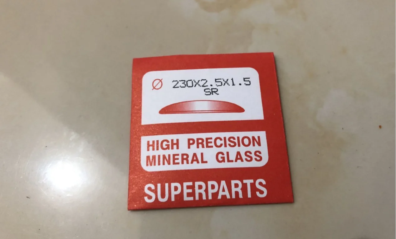 

1.5mm Thick Single Domed Convex Round Mineral Glass Set 16mm to 36mm