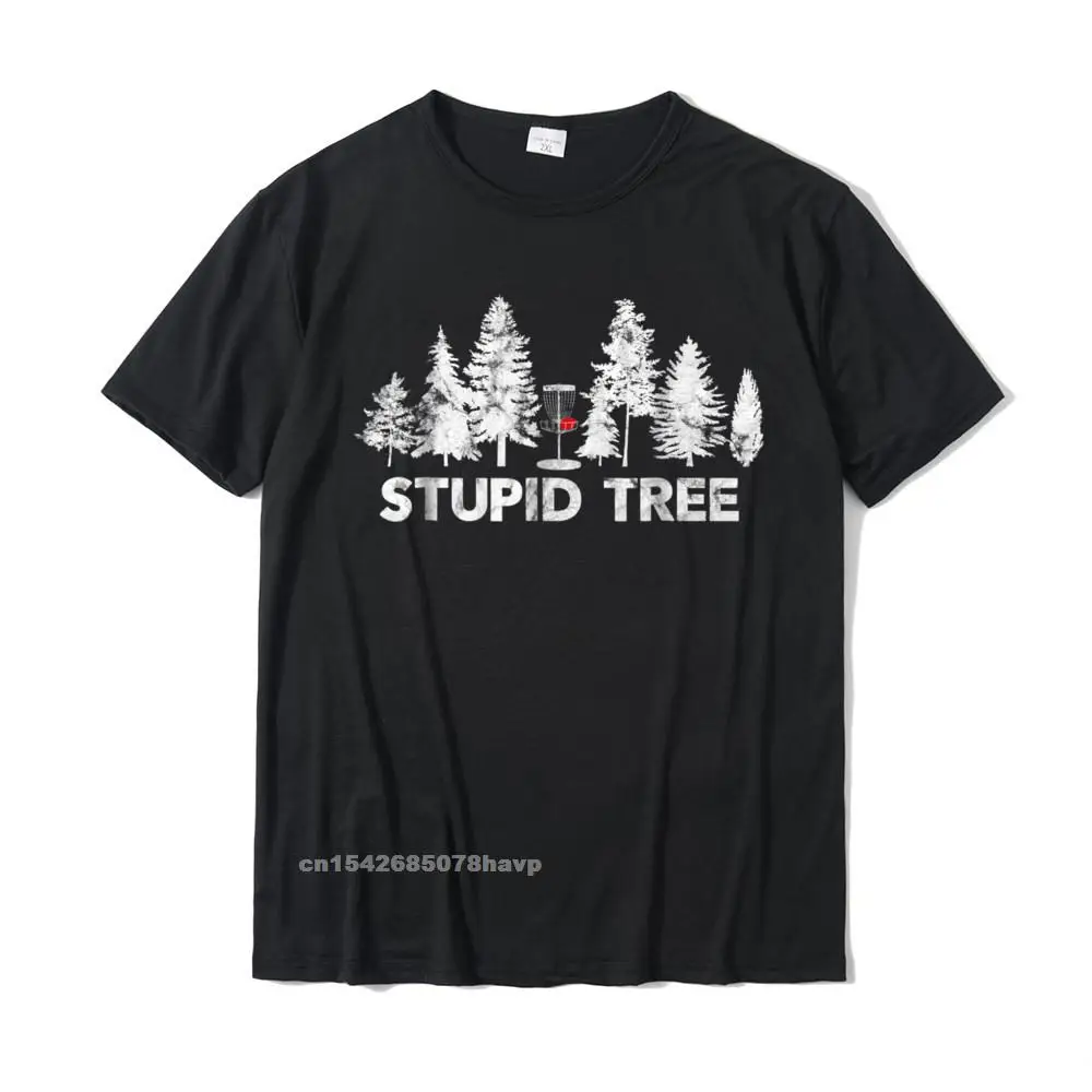 On Sale Men T-Shirt Normal 3D Printed Tops Shirts 100% Cotton Fabric Short Sleeve Casual Tops Shirt Round Collar Funny Disc Golf Shirt For Men Women and Kids Stupid Tree__1.Funny Disc Golf Shirt For Men Women and Kids Stupid Tree  1 black.