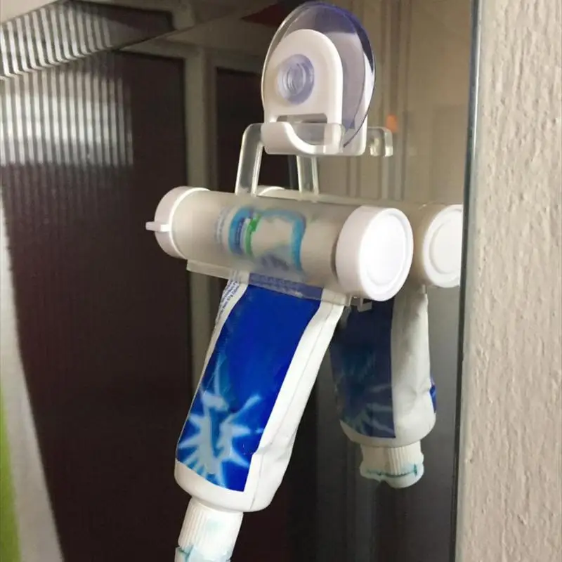 Bathroomмногофункциональный креативный соковыжималка для зубной пасты присоска висячая роликовая трубка очищающее средство для лица Зубная паста ручной дозатор