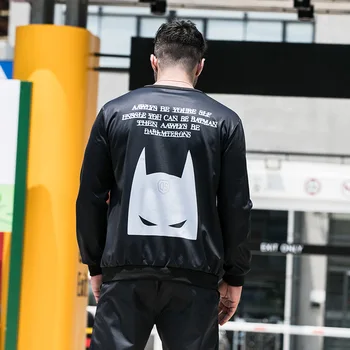 

Plus size Sweatshirt men's loose fat increase hip hop large shirt