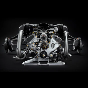 

1:6 Simulation Koenigsegg ONE:1 Engine Model Educational Toy Christmas Birthday Gift For Children Kids Adults - Charcoal Grey