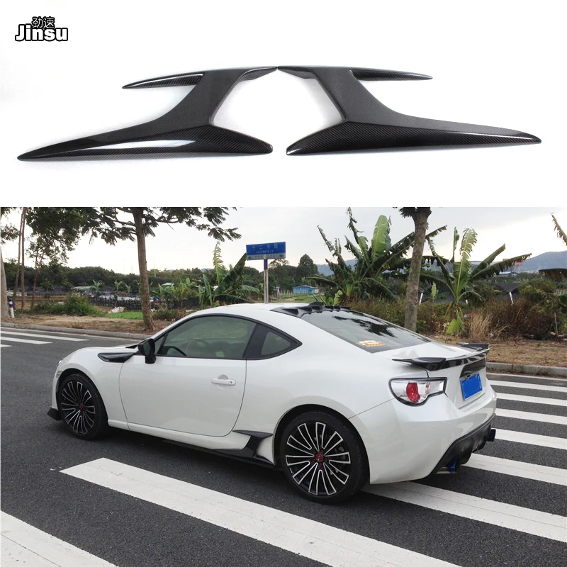 Автомобильный Стайлинг GT86 боковая юбка бампер для Toyota Subaru BRZ боковой спойлер 2012