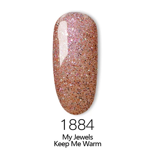 1884 Kismart 369 цветов 8 мл Гель-лак для ногтей лак-Арт Набор для маникюра UV Vernis полуперманентный Гель-лак основа для лака для ногтей - Цвет: 1884