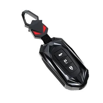 Copertura della cassa del portachiavi a distanza dell'automobile in lega di zinco per Hyundai Solaris HB20 Veloster SR IX35 Accent Elantra I30 per KIA RIO K2 K3 Sportage - Copertura della cassa del portachiavi a distanza dell automobile in lega di zinco per Hyundai