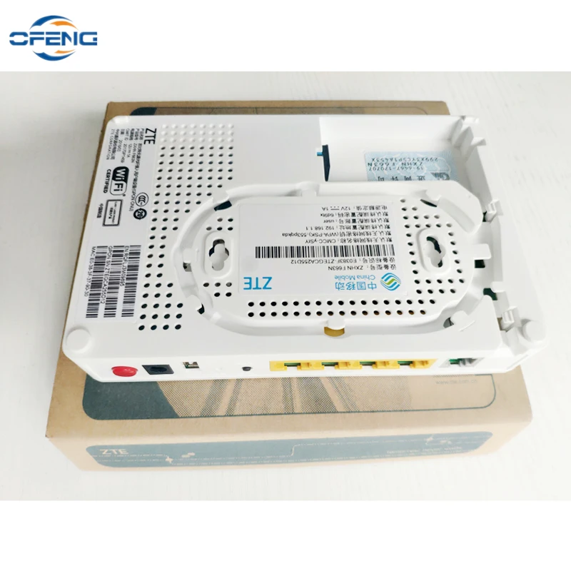 ZTE GPON ONT ZXA10 F663N FTTH ONU с 1GE + 3FE Ethernet портом английская прошивка Волоконно Оптический