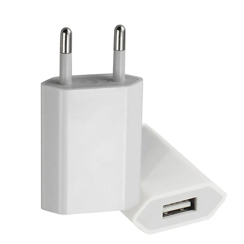 Распродажа в России пластиковая вилка европейского стандарта USB адаптер питания