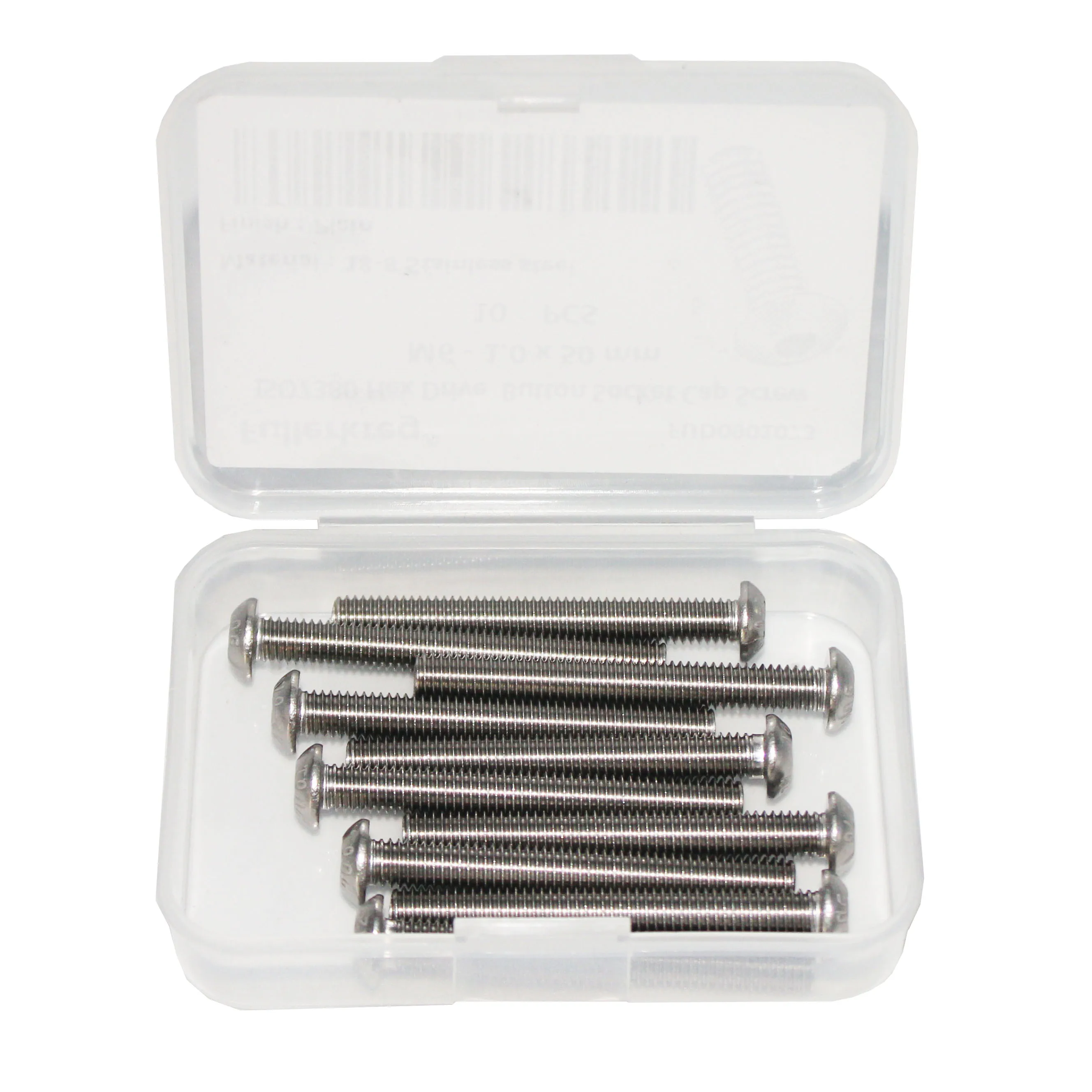 6# Hexagon Socket Bolt Stainless Steel Button Screws Hexagon Bicycle Furniture Bolt